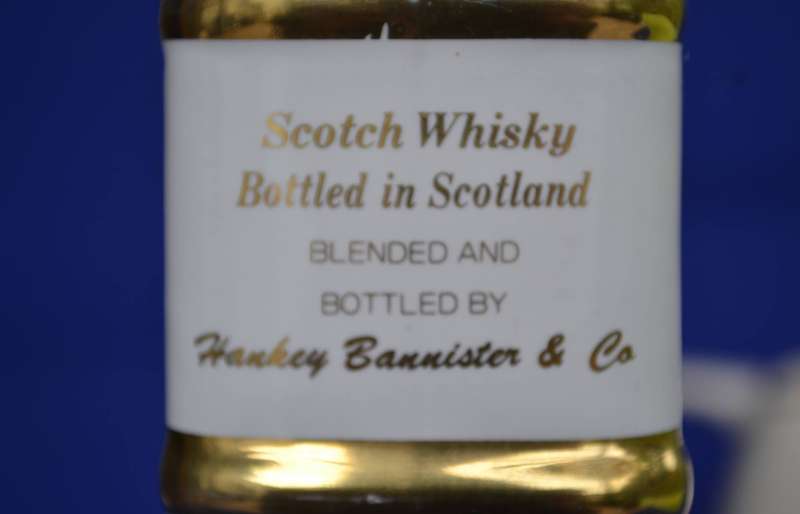 Hanky Banister Whisky book Decanter and Wade Bells Water Jug