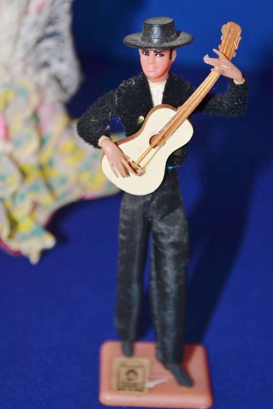 Vintage Marin Chichana Flamenco Dancer Dolls x 3 c1970's