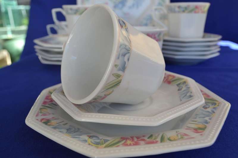 Sea Gull Fine China Jian Shiang Part Tea Set Vintage
