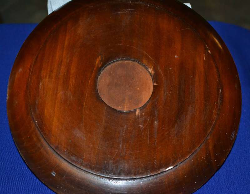 Vintage Wooden Polish Folk Art Plate