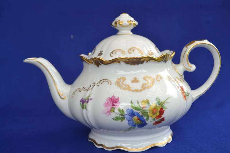 Vintage Reichenbach Porcelain Tea Pot Germany
