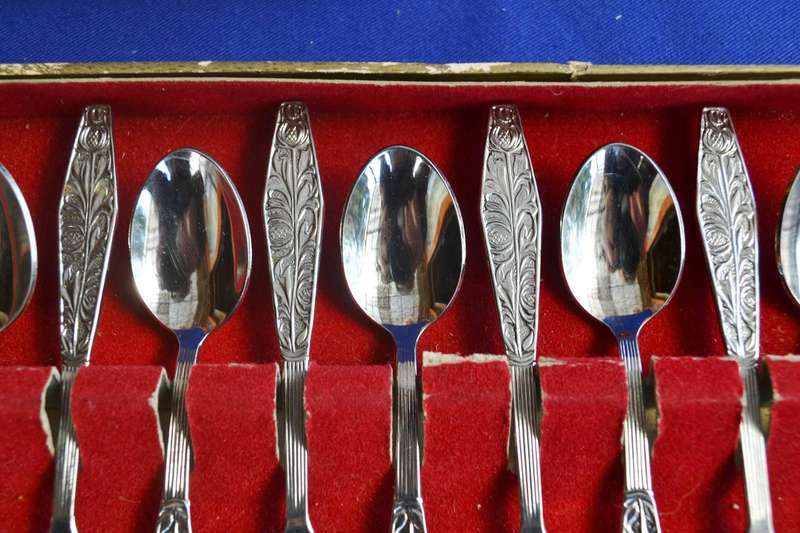 Assorted Tea Spoons Cake Forks etc - Various Makers 22 Pieces