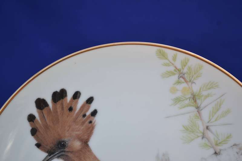 Heritage Porcelain Best Loved Birds of Southern Africa Collectors Plate - African Hoopoe