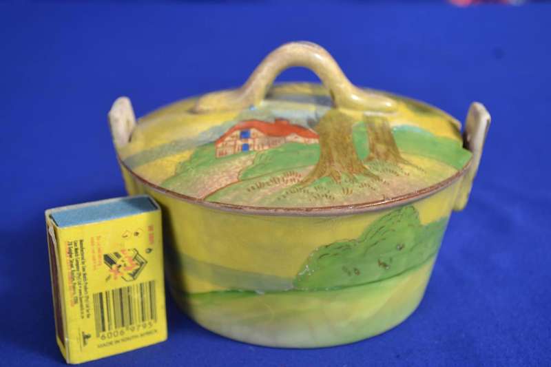 Antique Lidded Porcelain Bowl