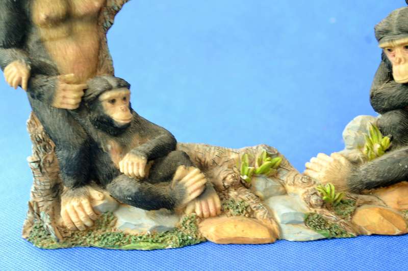Vintage Quirky Chimpanzee Toilet Roll Holder and Picture Frame