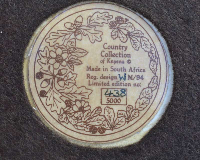 Collectable "Country Collection of Knysna" Limited Edition Country Mice and Miniature Bird
