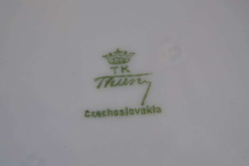 TH Thun  Czechoslovakia  Porcelain Tea Trio