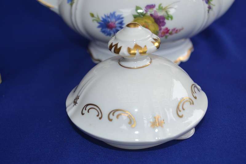 Vintage Reichenbach Porcelain Tea Pot Germany