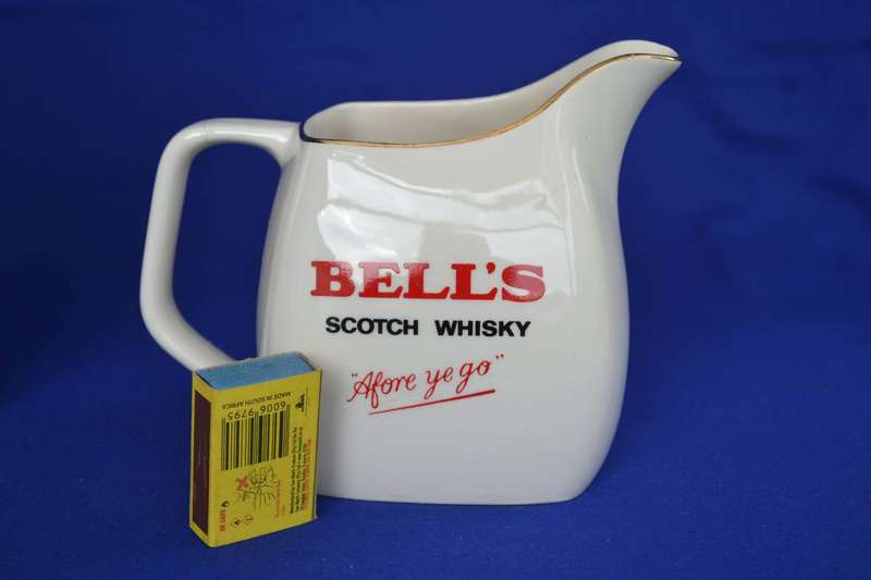 Hanky Banister Whisky book Decanter and Wade Bells Water Jug