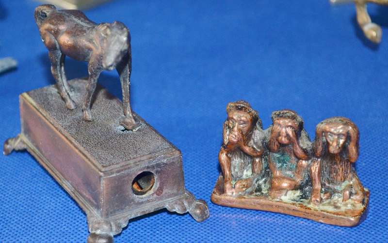 Assorted Brass and Metal Miniatures - 7 Pieces