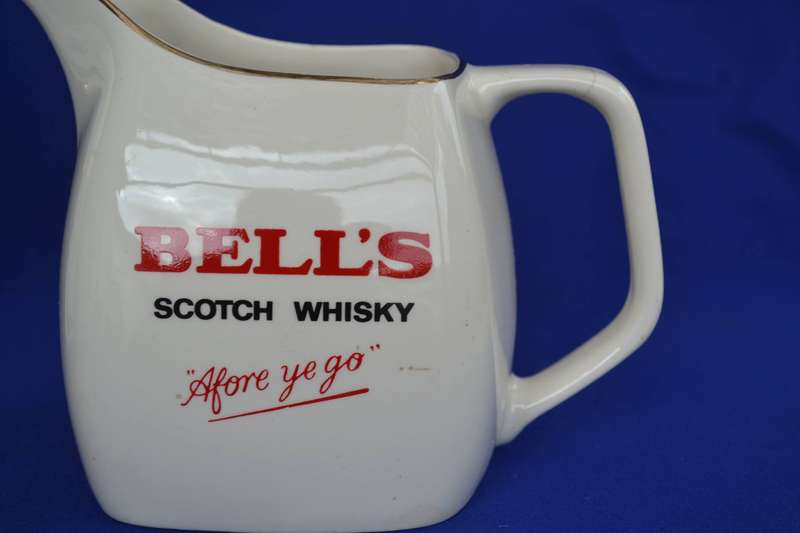 Hanky Banister Whisky book Decanter and Wade Bells Water Jug