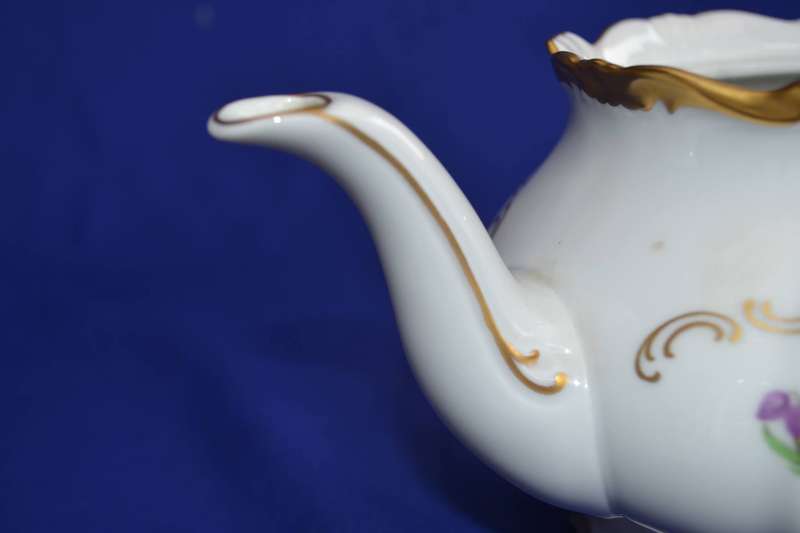 Vintage Reichenbach Porcelain Tea Pot Germany