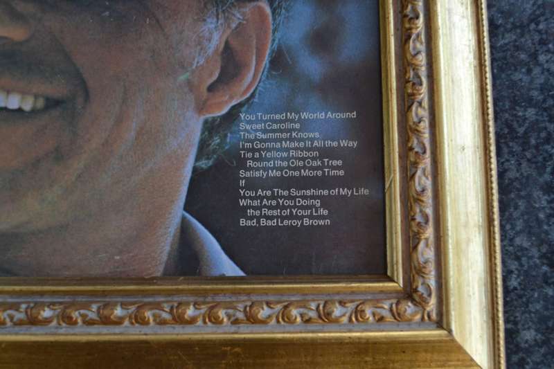 Frank Sinatra Vintage Vinyl Record Covers - Framed