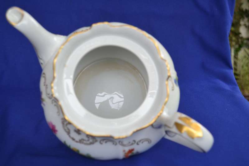 Vintage Reichenbach Porcelain Tea Pot Germany