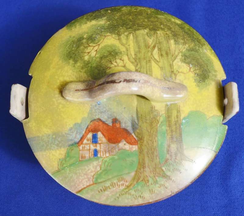 Antique Lidded Porcelain Bowl