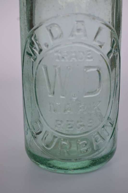 Antique W Daly Durban Codd, Neck Bottle