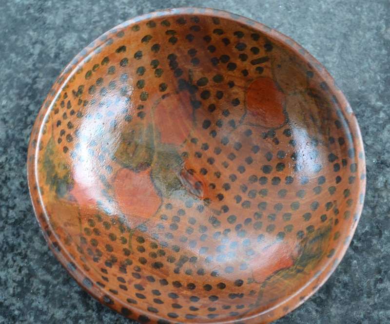 Small Hand painted East African bowl