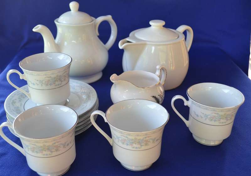Assembled Part Tea Set - 15 Pieces - Various Makers
