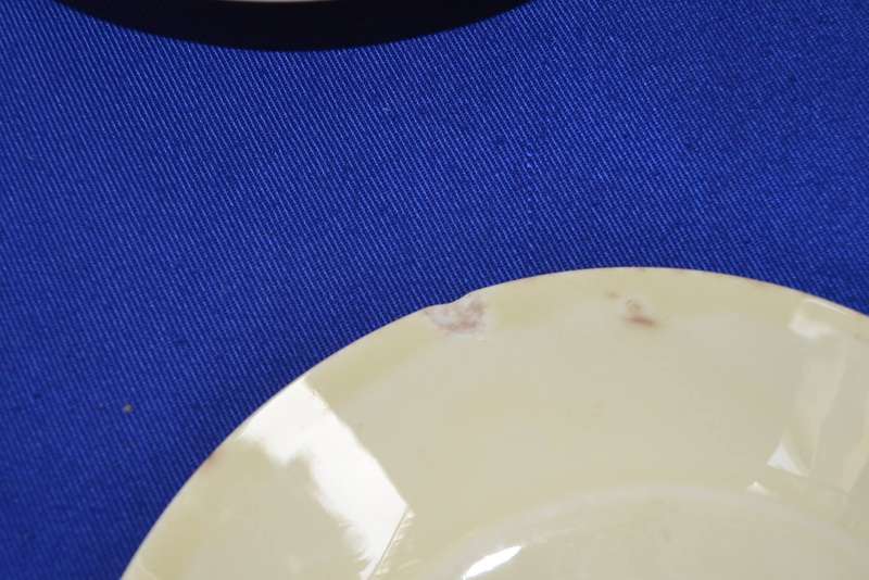 Antique Royal Staffordshire Pottery - Jenny Lind 3 Trios and a Duo  - Some with damage