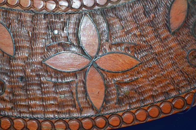 Large True Vintage Wooden Polish Folk Art Plate