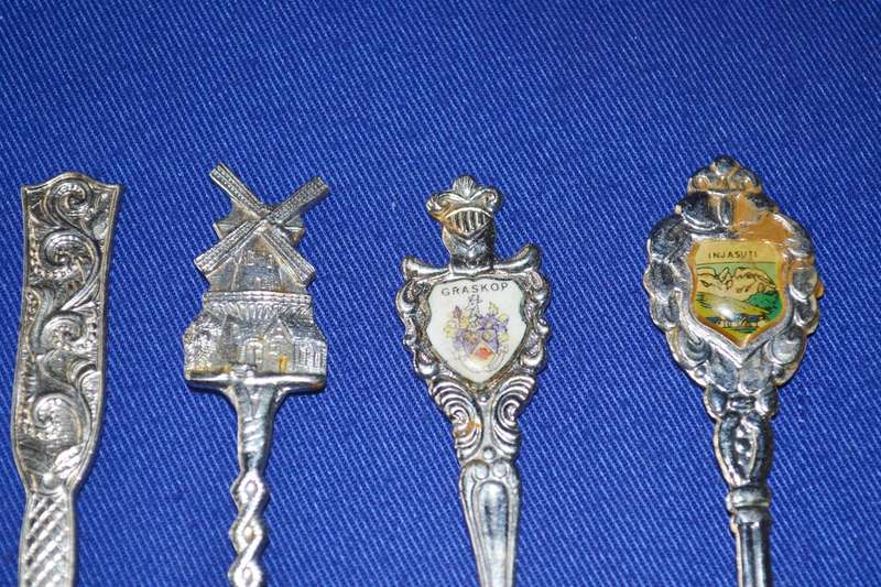 Assorted Vinrage Collectors Spoons and Forks  - 12 Pieces