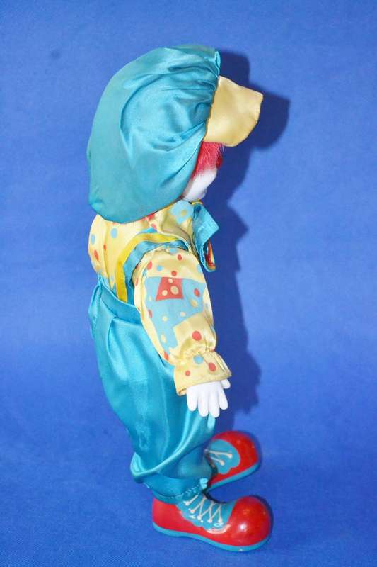 Vintage Glazed Porcelain Clown c1980's