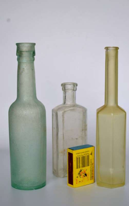 Assorted Vintage  Collectable bottles - 3 Pieces