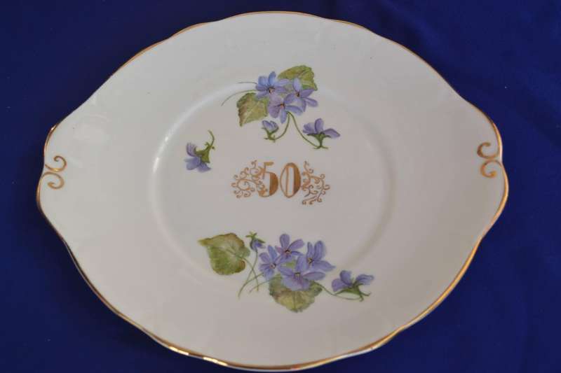 Duchess China and Hand Painted Cake Plates