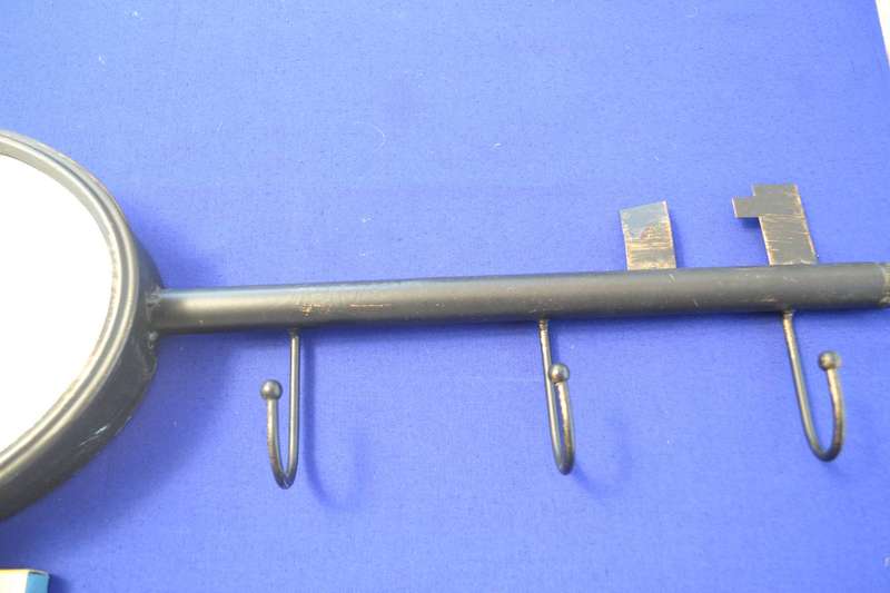 Vintage New York Key Shaped Metal Wall Clock