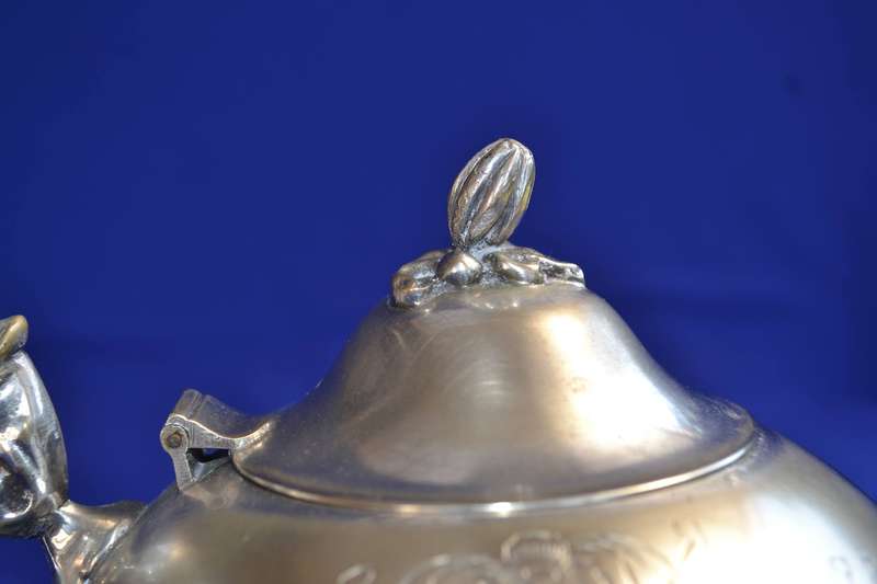 Vintage Engraved Coffee and Tea Pot Set - EPNS