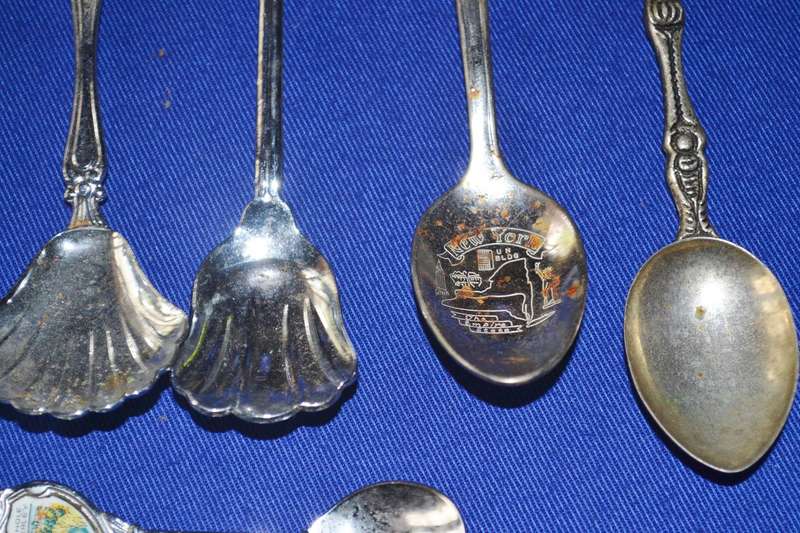 Assorted Vinrage Collectors Spoons and Forks  - 12 Pieces