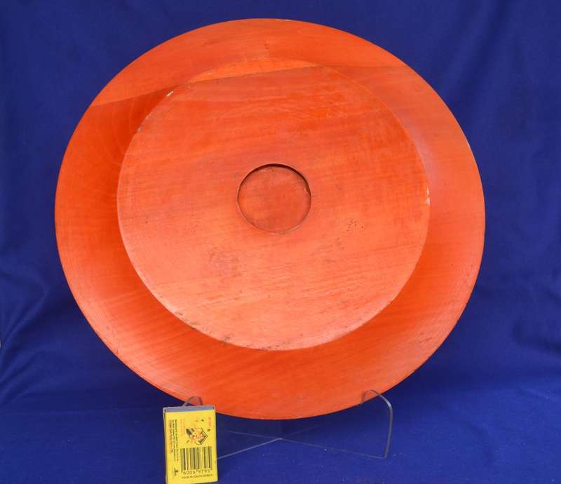 Large True Vintage Wooden Polish Folk Art Plate