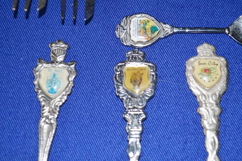Assorted Vinrage Collectors Spoons and Forks  - 12 Pieces