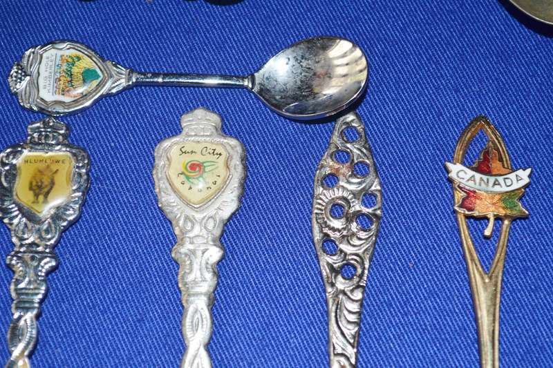 Assorted Vinrage Collectors Spoons and Forks  - 12 Pieces