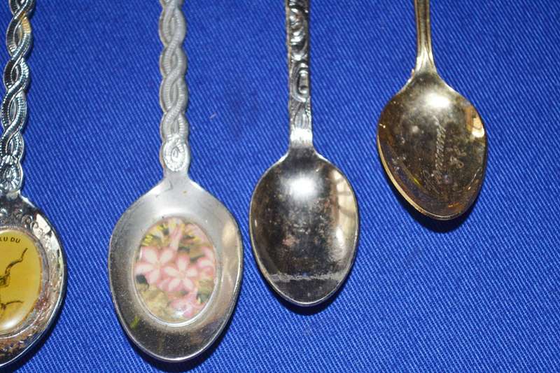 Assorted Vinrage Collectors Spoons and Forks  - 12 Pieces