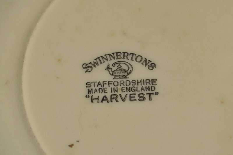 Swinnertons Staffordshire Harvest Part Tea Set - Vintage c1950's - 17 Pieces