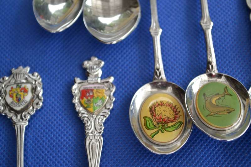 Assorted Vintage Collectable Spoons - 14 Pieces