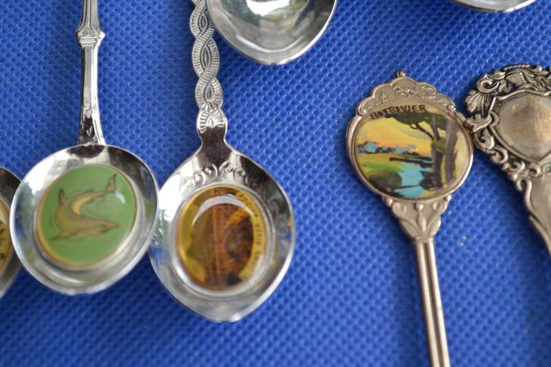 Assorted Vintage Collectable Spoons - 14 Pieces