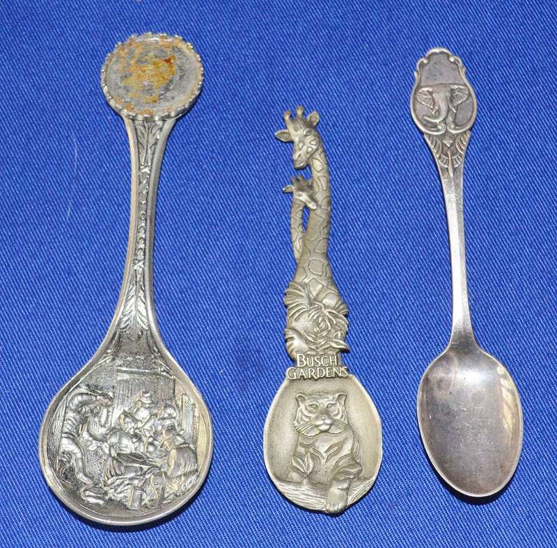 Vintage Collectors Spoons x 3