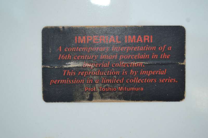 Large Imperial Imari Wall / Display Plate