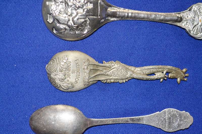 Vintage Collectors Spoons x 3