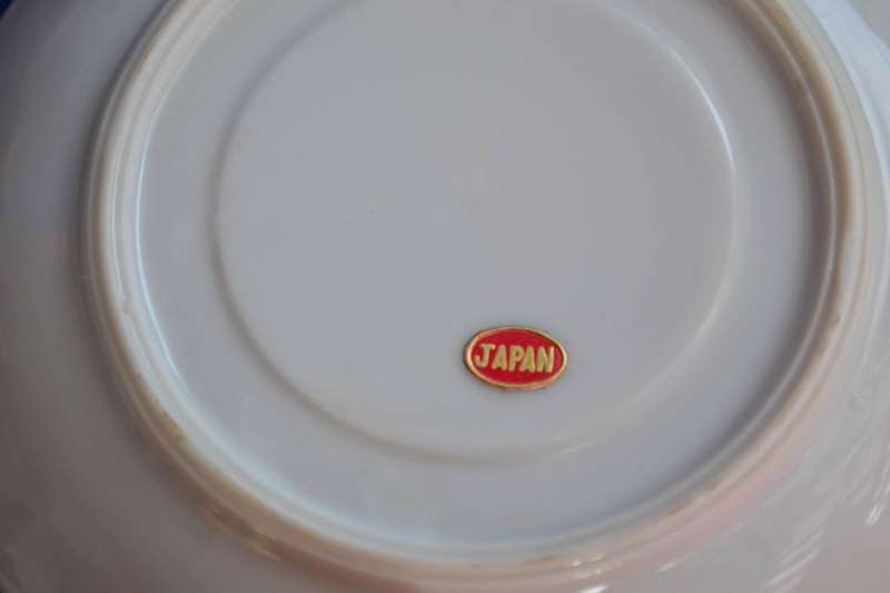 Fine Bone China Demitasse Cups and Saucers, and Tea Pot - Japan