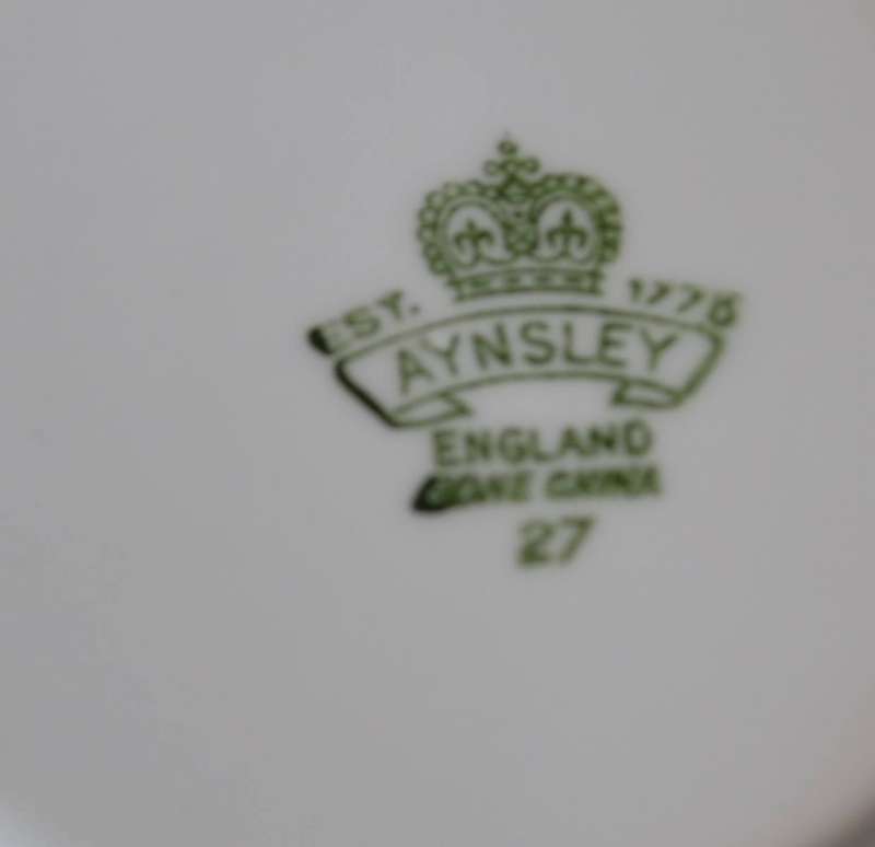 Royal Albert Flower of the Month "December"  Tea Cup and Aynsley Saucer