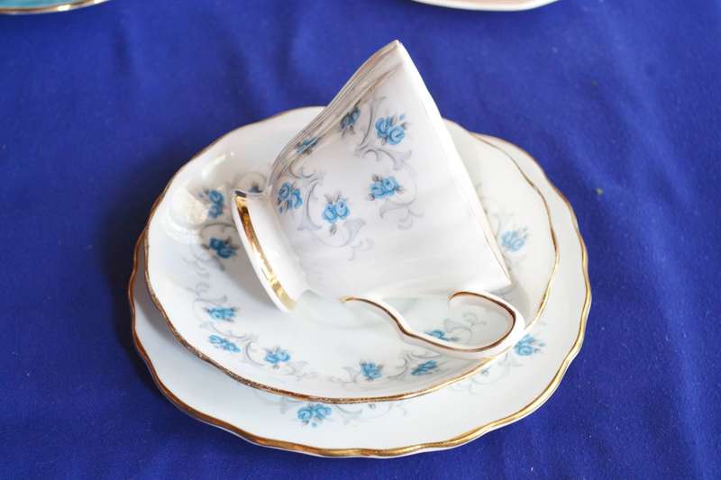 Colclough Bone China Tea Trio - Vintage