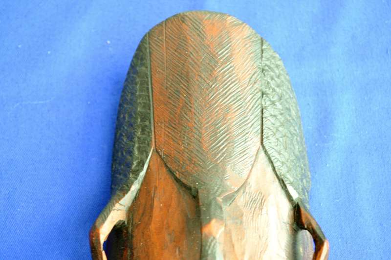 Decorative Carved Mask Wall Hangings and African Sandals