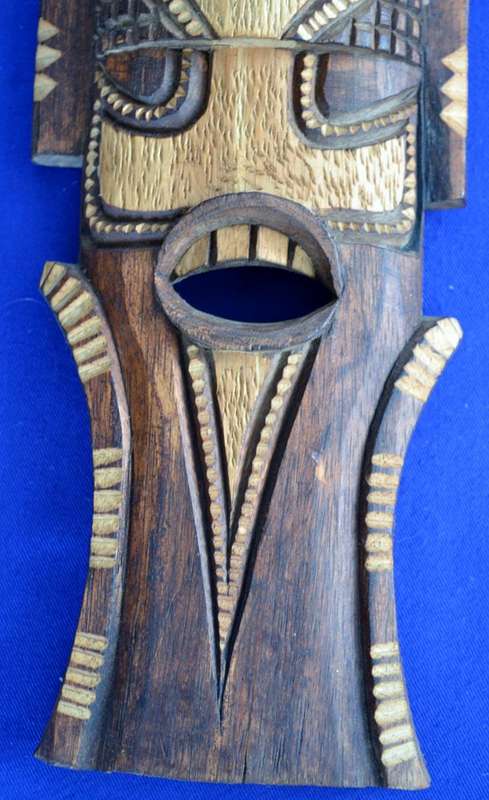 Decorative Carved Mask Wall Hangings and African Sandals
