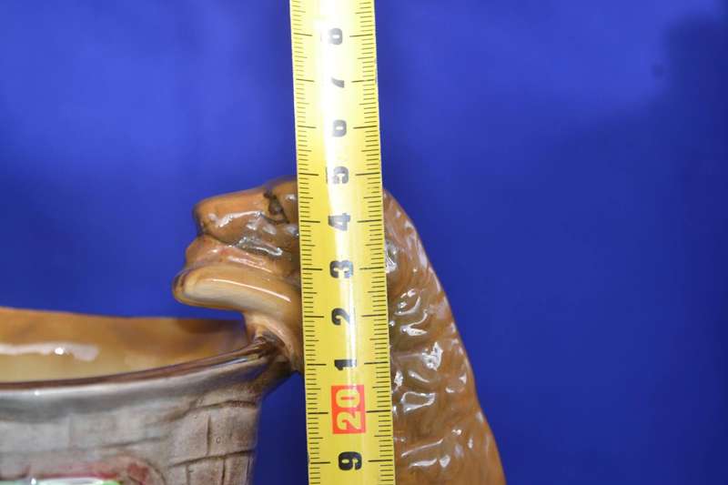 Burleigh Ware Large Jug "Old Feeding Time" - Vintage