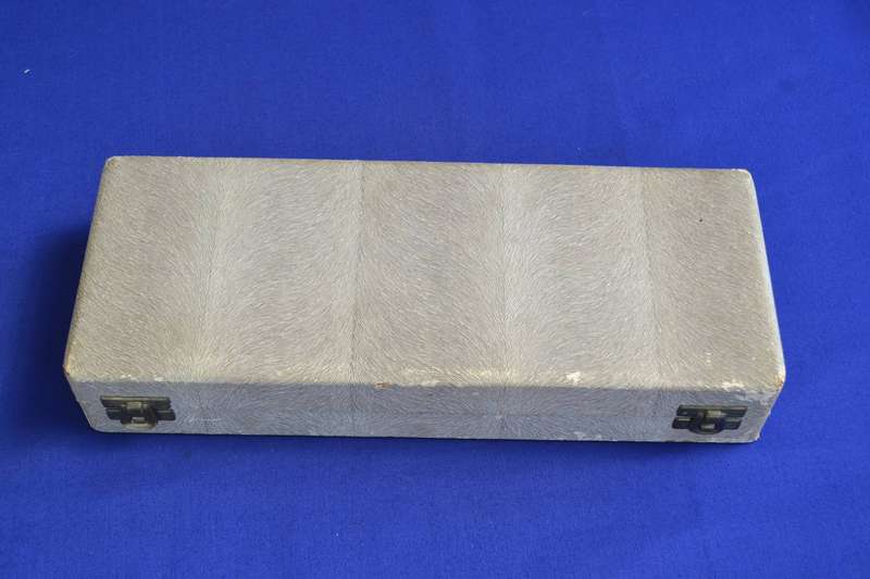 Vintage Yeoman Silver Plate Engraved Fish Knife and Fork Set - Boxed
