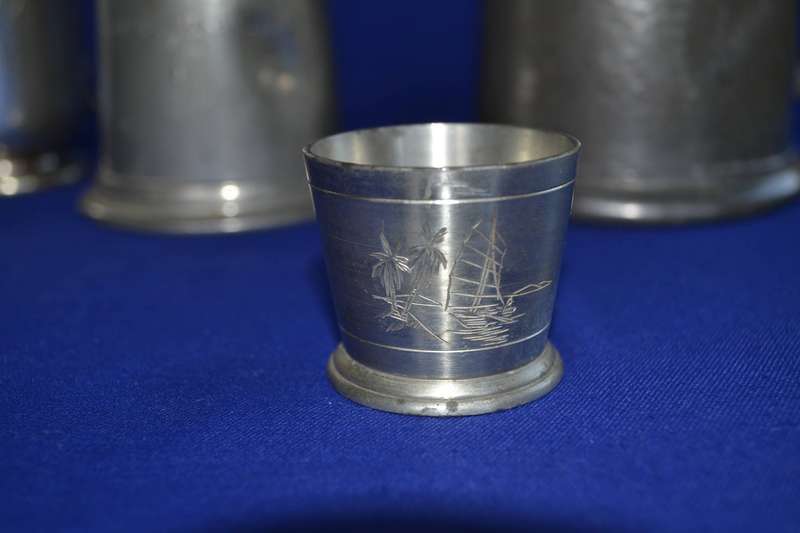 Assorted Tankards and Tot Measure - 4 Pieces