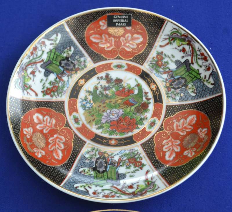 True Vintage Imperial Imari Plates x 2